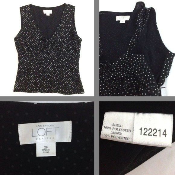 Ann Taylor LOFT - Polka Dot Skirt & Blouse Set - Picture 5 of 9